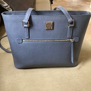 Gray Dooney and Bourke bag and wallet.